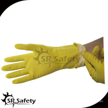 SRSAFETY gant jaune en latex à latex en latex